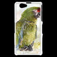 Coque Sony Xperia Z1 Compact Perroquet en aquarelle