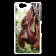 Coque Sony Xperia Z1 Compact Famille de singe 50