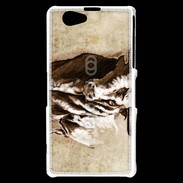 Coque Sony Xperia Z1 Compact Taureau en dessin