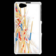 Coque Sony Xperia Z1 Compact Jeu de Mikado
