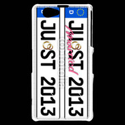 Coque Sony Xperia Z1 Compact Plaque Just maried