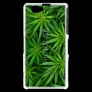 Coque Sony Xperia Z1 Compact Feuilles de marijuana