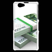 Coque Sony Xperia Z1 Compact Liasse de billets 100 €