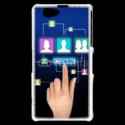 Coque Sony Xperia Z1 Compact Réseau social