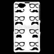Coque Sony Xperia Z1 Compact Moustache 4