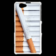 Coque Sony Xperia Z1 Compact Fond avec cigarettes