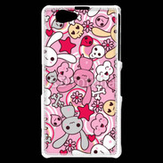 Coque Sony Xperia Z1 Compact Lapin crétin