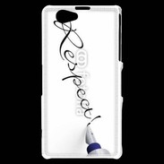 Coque Sony Xperia Z1 Compact Respect