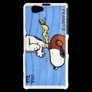 Coque Sony Xperia Z1 Compact Snoopy timbre poste