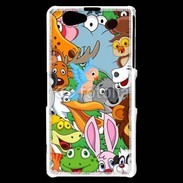 Coque Sony Xperia Z1 Compact Animaux cartoon