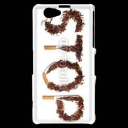 Coque Sony Xperia Z1 Compact Stop à la cigarette