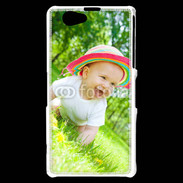 Coque Sony Xperia Z1 Compact Sourire de bébé en plein air
