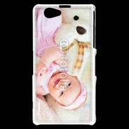 Coque Sony Xperia Z1 Compact Sourire de bébé en rose