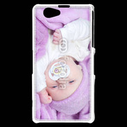 Coque Sony Xperia Z1 Compact Amour de bébé en violet