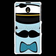 Coque Sony Xperia Z1 Compact Moustache commandant