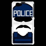Coque Sony Xperia Z1 Compact Moustache policier