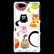Coque Sony Xperia Z1 Compact Humour de chats