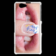 Coque Sony Xperia Z1 Compact Fuck you 5