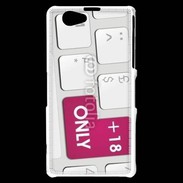 Coque Sony Xperia Z1 Compact Clavier sexy 4