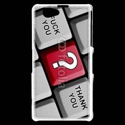 Coque Sony Xperia Z1 Compact Humour clavier ordinateur