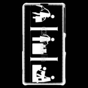 Coque Sony Xperia Z1 Compact humour panneau