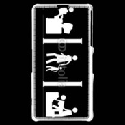 Coque Sony Xperia Z1 Compact humour panneau 2