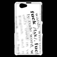 Coque Sony Xperia Z1 Compact Fuck 7
