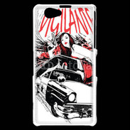 Coque Sony Xperia Z1 Compact Vigilante au féminin
