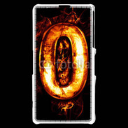 Coque Sony Xperia Z1 Compact Zéro en feu