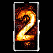 Coque Sony Xperia Z1 Compact Deux en feu