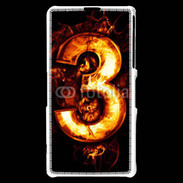 Coque Sony Xperia Z1 Compact Trois en feu