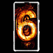 Coque Sony Xperia Z1 Compact Six en feu