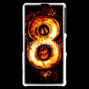 Coque Sony Xperia Z1 Compact Huit en feu