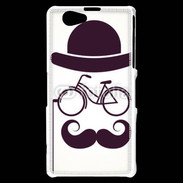 Coque Sony Xperia Z1 Compact Moustache vélo 10