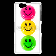 Coque Sony Xperia Z1 Compact Smiley colorés 10
