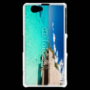 Coque Sony Xperia Z1 Compact Bungalow sur mer tropicale