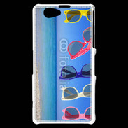 Coque Sony Xperia Z1 Compact Lunettes sur la plage