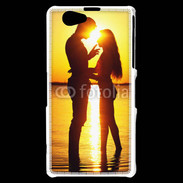 Coque Sony Xperia Z1 Compact Couple sur la plage