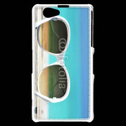 Coque Sony Xperia Z1 Compact Lunette de soleil sur la plage