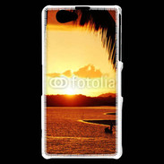Coque Sony Xperia Z1 Compact Fin de journée sur plage Bahia au Brésil