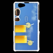 Coque Sony Xperia Z1 Compact Jus d'orange sur la plage