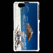 Coque Sony Xperia Z1 Compact Vue sur la plage