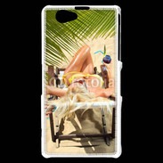 Coque Sony Xperia Z1 Compact Femme sexy à la plage 25