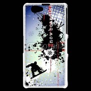 Coque Sony Xperia Z1 Compact Graffiti Ski