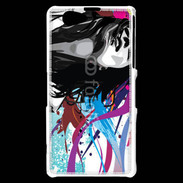 Coque Sony Xperia Z1 Compact Graffiti style femme