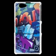 Coque Sony Xperia Z1 Compact Graffiti sur un mur