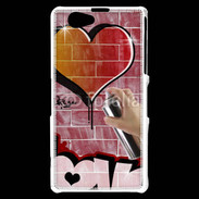 Coque Sony Xperia Z1 Compact Love graffiti