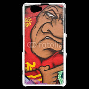Coque Sony Xperia Z1 Compact Graffiti personnage antipathique