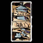 Coque Sony Xperia Z1 Compact Graffiti bombe de peinture 6