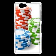 Coque Sony Xperia Z1 Compact Jeton de poker